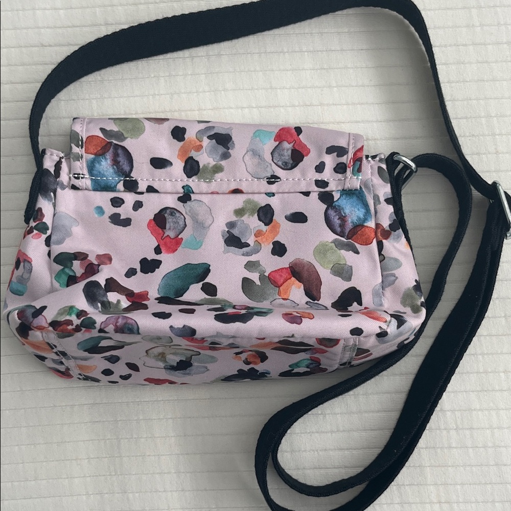 Kipling Colorful Animal Print Crossbody Bag with Black Strap - Picture 5 of 10